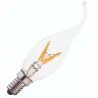 Bailey | LED Kaarslamp met tip | Kleine fitting E14 | 3W Dimbaar