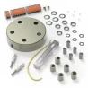 Calex | Metalen plafondplaat | Ø100mm | 5 gaten | Mat Brons