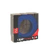 Calex | Textiel omwikkelde kabel | 2x0,75mm² | 1,5M | Blauw | 60W