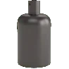 Calex | Lamphouder | E27 fitting | Aluminium | Mat Parel Zwart | Alu kabelklem | 60W