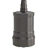 Calex | Lamphouder | E27 fitting | Aluminium | Mat Parel Zwart | 60W