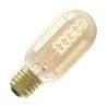 Calex | LED filament | Grote fitting E27 | T45 | Buis | Goud | 3.8W