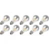 Lighto | LED filament | Grote fitting E27 | Standaardlamp | Helder | 60mm | 4W | 10 stuks