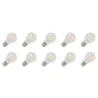 Lighto | LED filament | Grote fitting E27 | Standaardlamp | Helder | 60mm | 6W | 10 stuks
