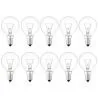 Gloeilamp | Kleine fitting E14 | Kogellamp | Helder | 45mm | 40W