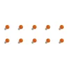 Lighto | LED lamp | Grote fitting E27 | Kogellamp | Oranje | 45mm | 1W | 10 stuks