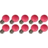 Lighto | LED lamp | Grote fitting E27 | Kogellamp | Roze | 45mm | 1W | 10 stuks