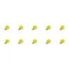 Lighto | LED lamp | Grote fitting E27 | Kogellamp | Geel | 45mm | 1W | 10 stuks