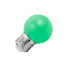 Lighto | LED lamp | Grote fitting E27 | Groen | Kogellamp | 45mm | 1.5W | Dimbaar | Geschikt voor prikkabel