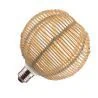 Lighto | LED Lamp | E27 Fitting | Designlamp | Bamboekleurig | ST125 | 120mm | 3.5W