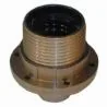 Fitting schroefdraad E27 goud