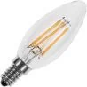 Lighto | LED filament | Kleine fitting E14 | Kaarslamp | Helder | 35mm | 4W