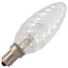 Halogeenlamp | Kleine fitting E14 | Kaarslamp gedraaid | 35mm | 20W