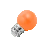 Lighto | LED lamp | Grote fitting E27 | Kogellamp | Oranje | 45mm | 1W