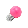 Lighto | LED lamp | Grote fitting E27 | Kogellamp | Roze | 45mm | 1W