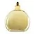 Segula Floating LED Golden | Globelamp | Grote fitting E27 4.5W | 200mm