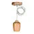 Bailey | Pendelarmatuur Hout | Grote fitting E27 | 60W