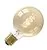 Calex | LED filament | Grote fitting E27 | G80 | Globe | Goud | 3.8W