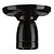Bailey plafondfitting porselein E27 zwart