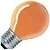 Gloeilamp | Grote fitting E27 | Kogellamp | Oranje | 45mm | 25W