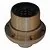 Fitting schroefdraad E27 goud