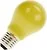 Gloeilamp | Grote fitting E27 | Standaardlamp | Geel | 60mm | 40W
