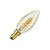 SPL | LED Filament | Kleine fitting E14 | Gedraaide Kaarslamp | Helder | Goud | 4W | Dimbaar