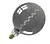 Calex | Kalmar Globe G200 | Titanium | Spiraalfilament | 5W | E27 fitting