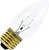 Gloeilamp | Grote fitting E27 | Kaarslamp | Helder | 35mm | 25W