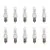 Halogeenlamp | Kleine fitting E14 | Buislamp | Helder | 21mm | 150W