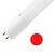 Bailey | LED lamp | G13 Fitting | TL-buis | Rood | 60cm | 10W