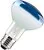 Gloeilamp | Grote fitting E27 | Reflectorlamp | Blauw | 80mm | 60W