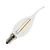Lighto | LED filament | Kleine fitting E14 | Kaarslamp tip | Helder | 35mm | 1W