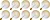 Lighto | LED filament kopspiegellamp | Grote fitting E27 | Globelamp | Goud | 125mm | 4W | 10 stuks