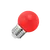 Lighto | LED lamp | Grote fitting E27 | Rood | Kogellamp | 45mm | 1.5W | Dimbaar | Geschikt voor prikkabel