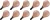 Lighto | LED Lamp | E14 | Kogel Flame | 4.5W | 10 stuks