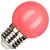 Bailey | LED lamp | Grote fitting E27 | Kogellamp | Roze | 45mm | 1W